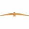 Ekena Millwork Bellingham Rough Sawn Timber Gable Bracket, Western Red Cedar, 60"W x 10"H x 2"D x 4"F, 4/12 Pitch GBW060X10X0204BEL00RWR - alternate 3